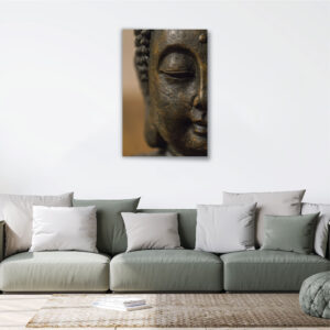 Buddhar face wall art canvas painting