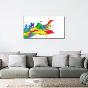 Color splash wall art | canvas painting