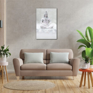 Shivan Meditate & sprituality statue | wall art canvas painting