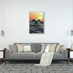 Vinayaga top on the ocean wall art canvas painting