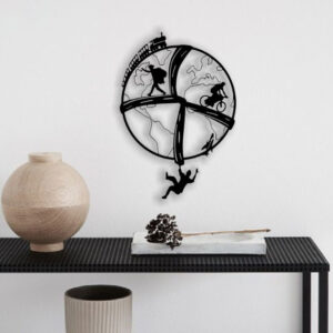 Symbol of world adventuristic & touring art wall decor