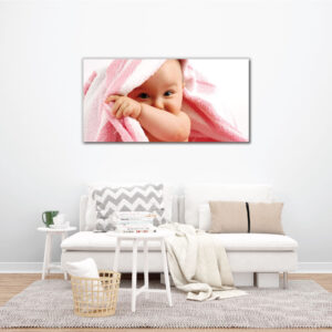 Cute Baby expression on the wall canvas painting