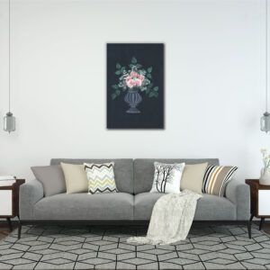 Flower Pot wall painting design | Canvas paintings