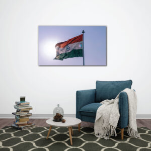 The Indian Flag Canvas painting